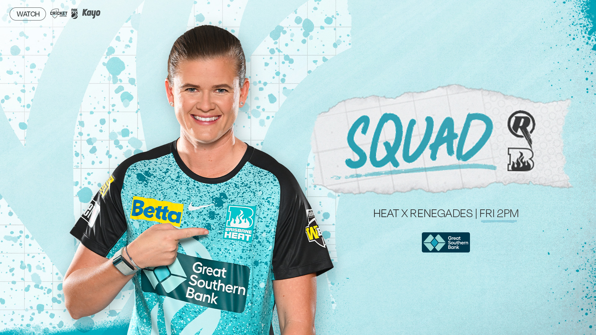 Squad Set For Opening Match Against The Gades Brisbane Heat Squad Set For Opening Match Against The Gades Brisbane Heat